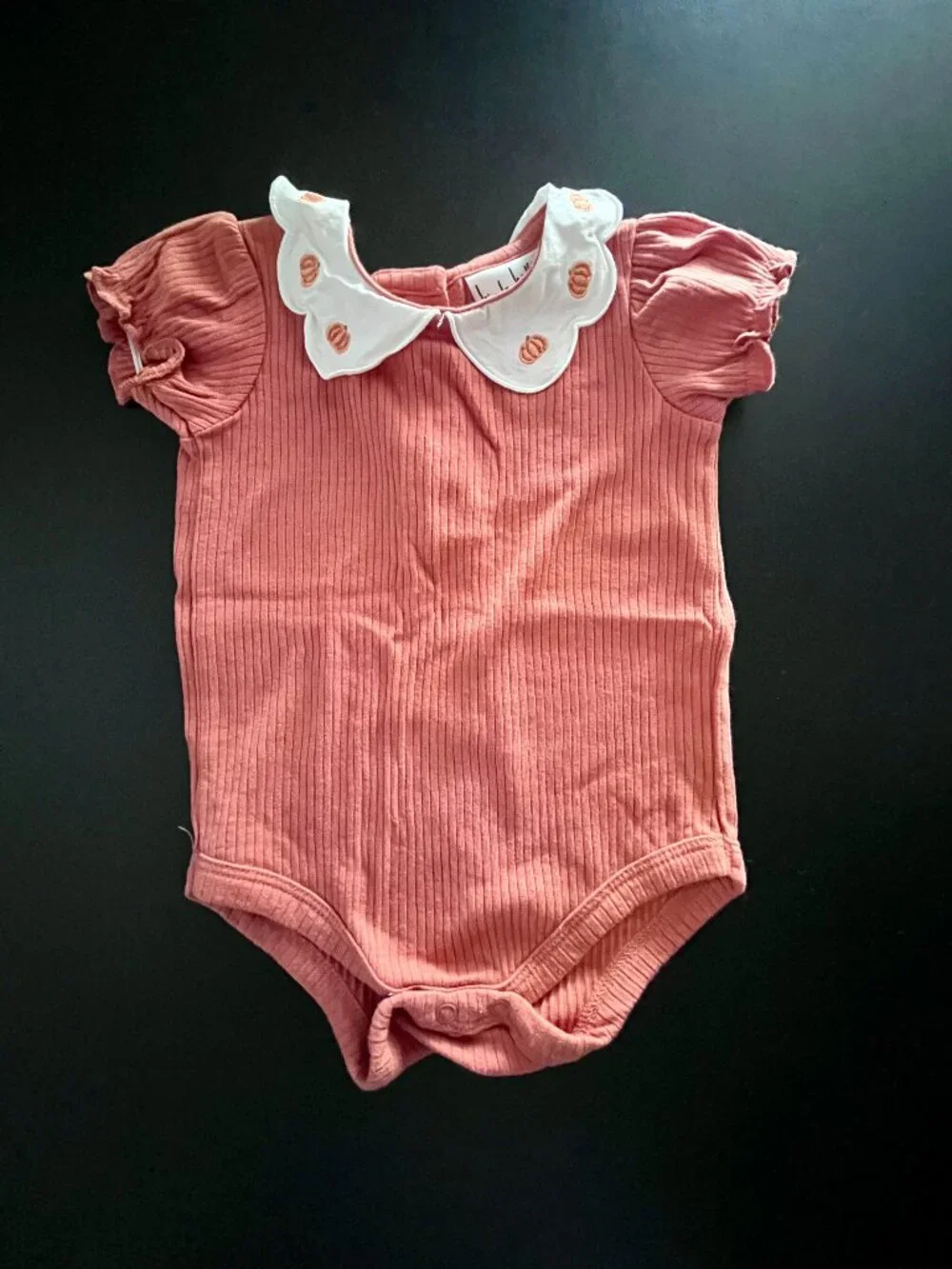 Set of 4, Baby Pumpkin Fall Onesies, 3-6 Months